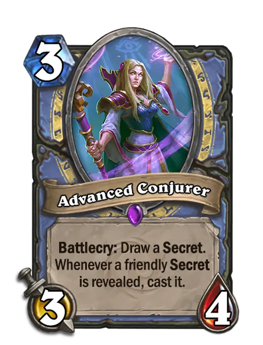 Advanced Conjurer, a 3-cost Mage minion.