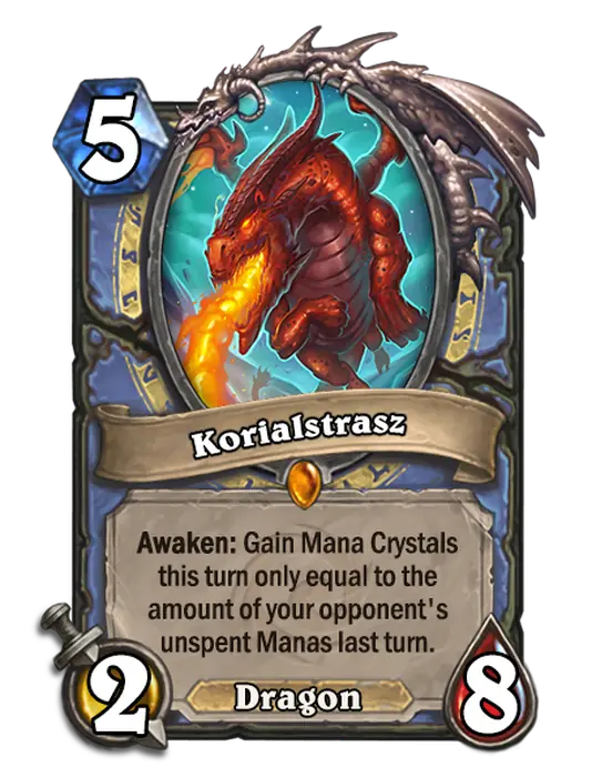 Korialstrasz, a 5-cost Mage minion.