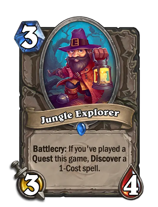 Jungle Explorer, a 3-cost neutral minion.