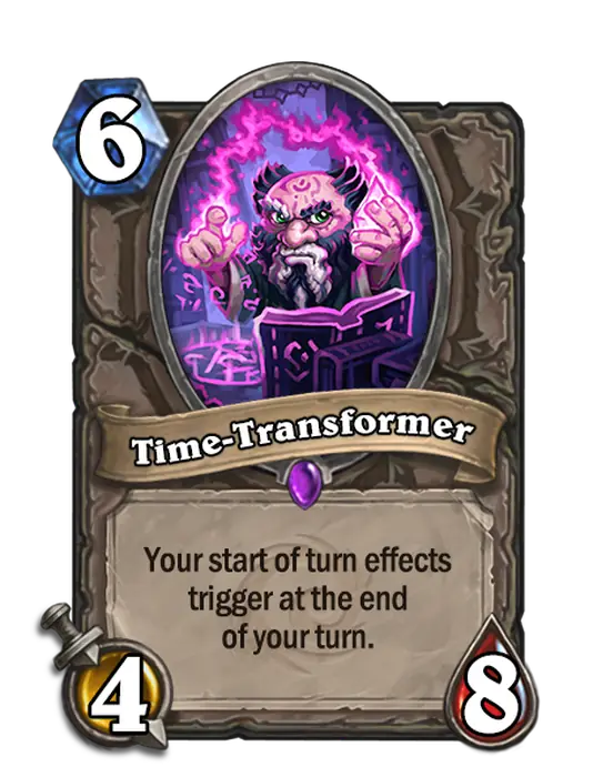 Time-Transformer, a 6-cost neutral minion.
